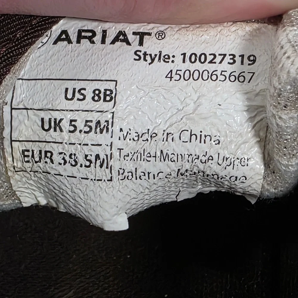 Ariat chic athletic
